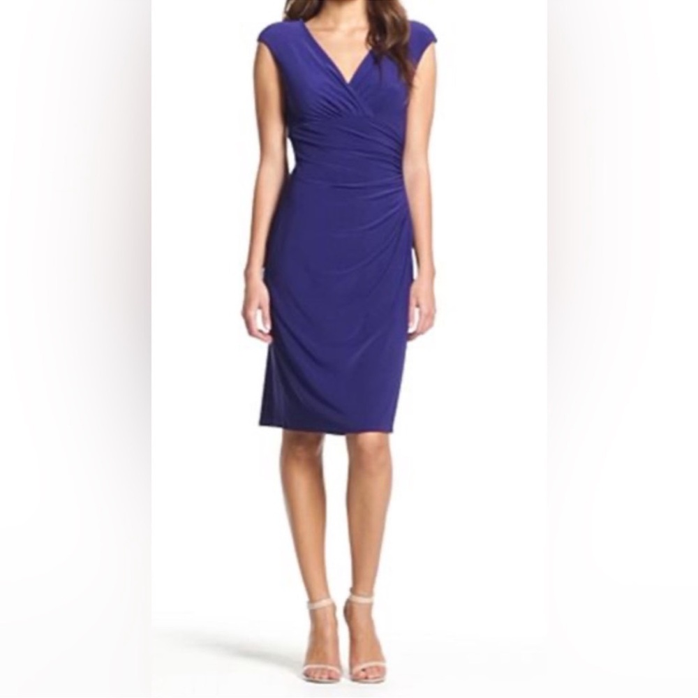 LAUREN Ralph Lauren Sheath Dress Cobalt Blue Size 10